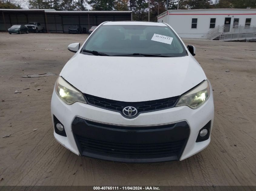 2016 Toyota Corolla S Premium VIN: 2T1BURHE3GC504821 Lot: 40765111