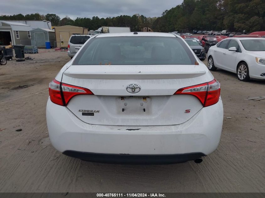 2016 Toyota Corolla S Premium VIN: 2T1BURHE3GC504821 Lot: 40765111