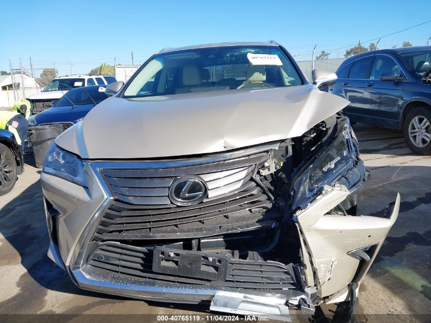 2019 Lexus Rx 350 VIN: 2T2ZZMCA6KC117921 Lot: 40765119