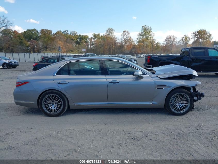 2021 Genesis G90 5.0 Ultimate Awd VIN: KMTF54PH1MU086515 Lot: 40765123