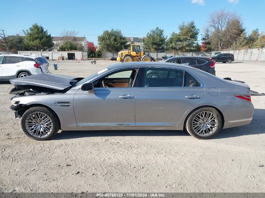 2021 Genesis G90 5.0 Ultimate Awd VIN: KMTF54PH1MU086515 Lot: 40765123