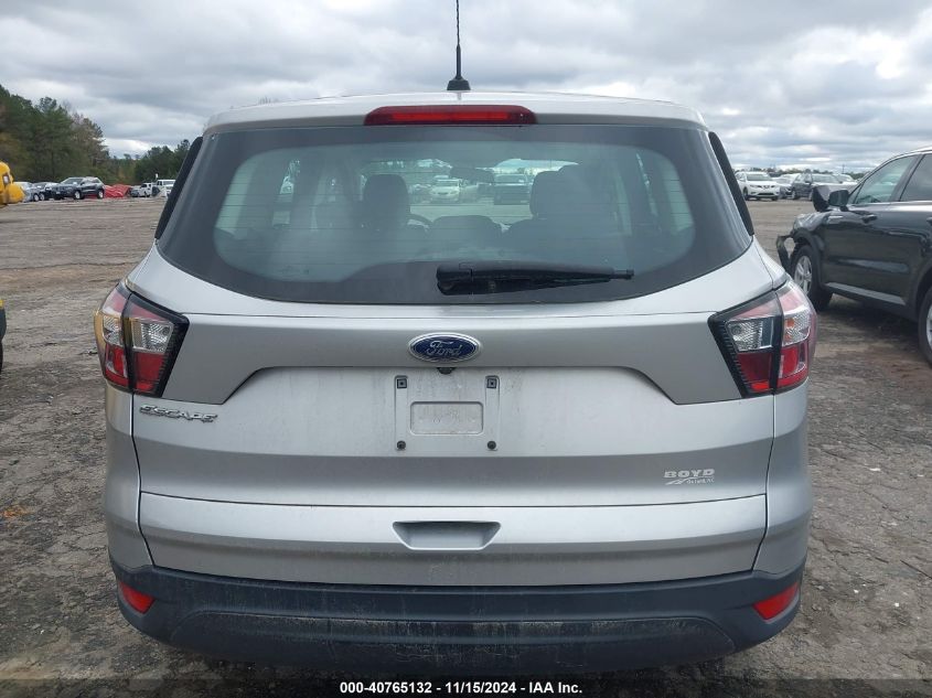 2018 Ford Escape S VIN: 1FMCU0F74JUB79493 Lot: 40765132