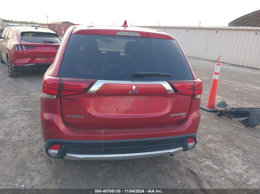 2018 Mitsubishi Outlander Se VIN: JA4AD3A36JZ039573 Lot: 40765135