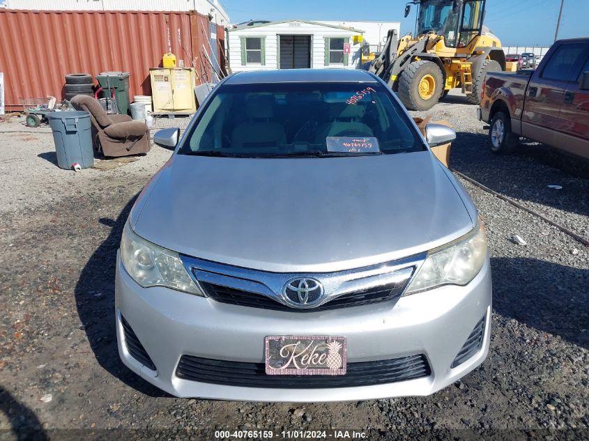 2012 Toyota Camry Le VIN: 4T1BF1FK7CU011883 Lot: 40765159