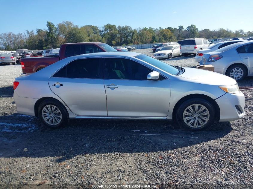 2012 Toyota Camry Le VIN: 4T1BF1FK7CU011883 Lot: 40765159