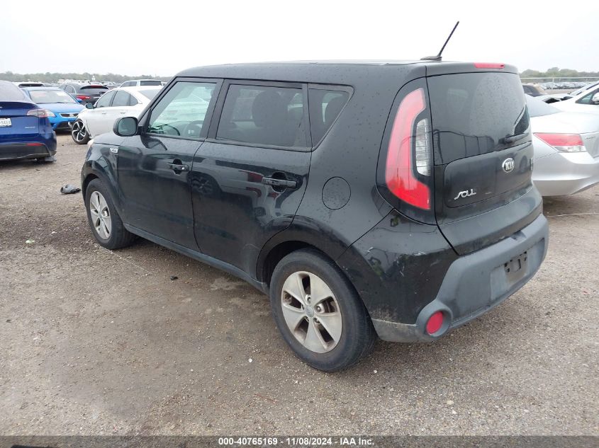 VIN KNDJN2A25G7846319 2016 KIA Soul no.3