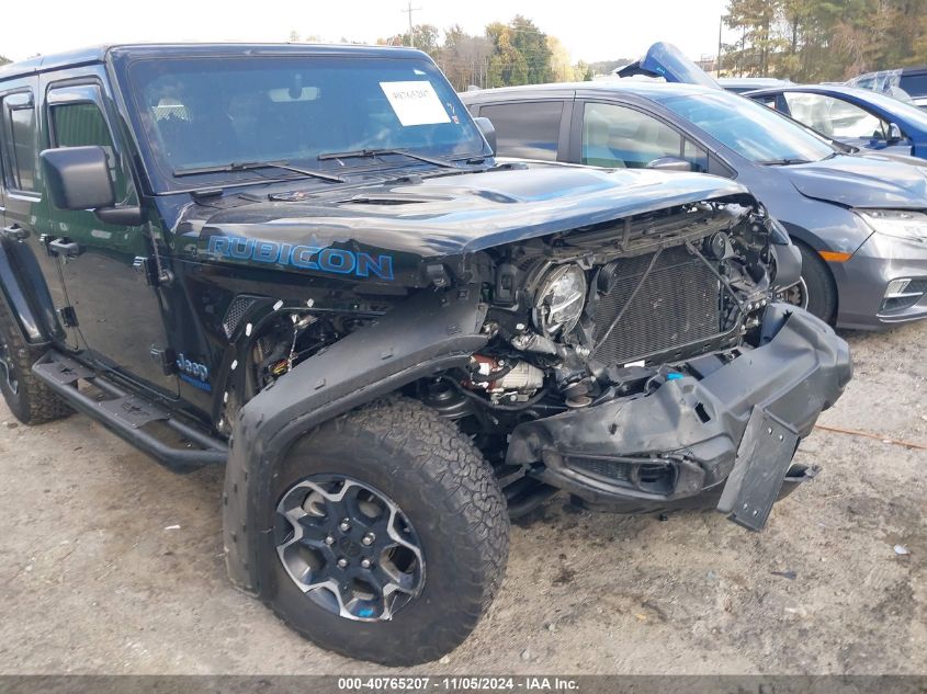 2022 Jeep Wrangler 4Xe Unlimited Rubicon 4X4 VIN: 1C4JJXR61NW153265 Lot: 40765207