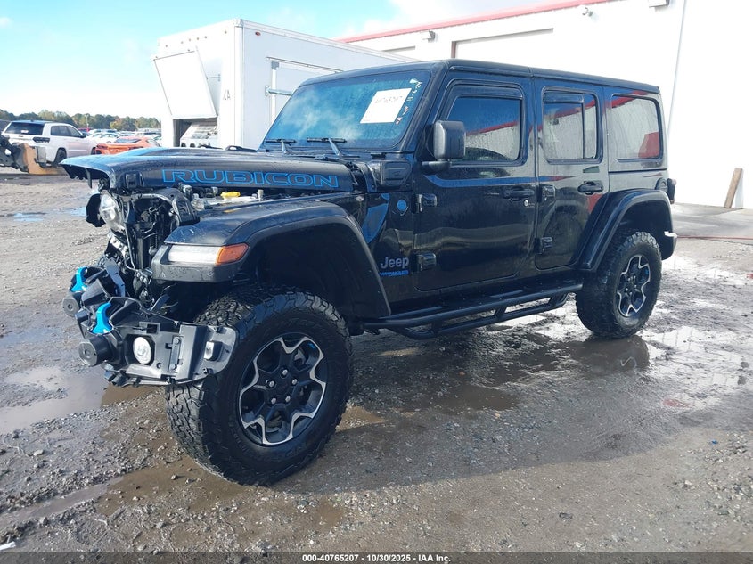 2022 Jeep Wrangler 4Xe Unlimited Rubicon 4X4 1C4JJXR61NW153265 photo #3