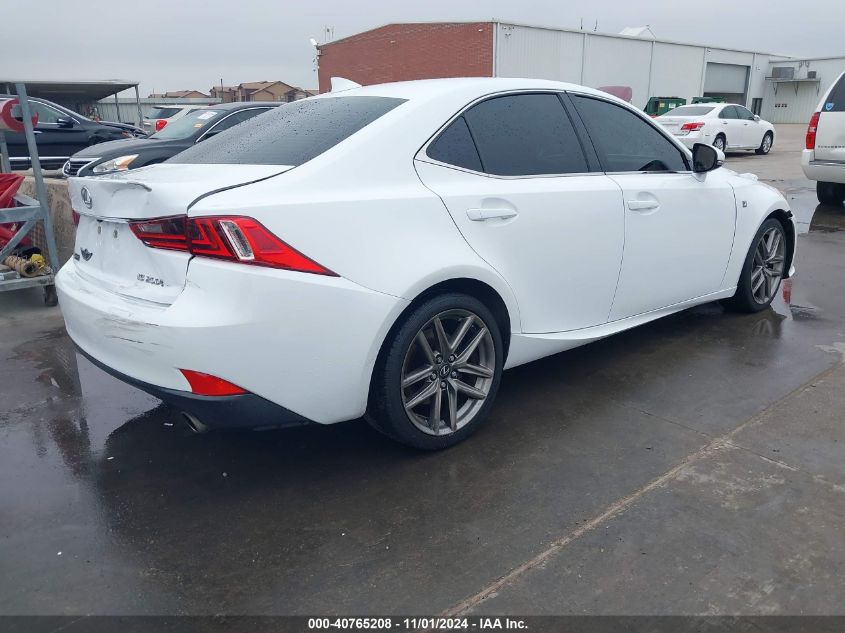 VIN JTHBA1D24G5031383 2016 Lexus IS, 200T no.4