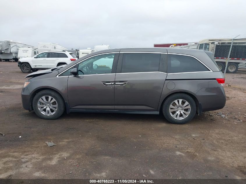 2017 Honda Odyssey Se VIN: 5FNRL5H31HB012875 Lot: 40765223