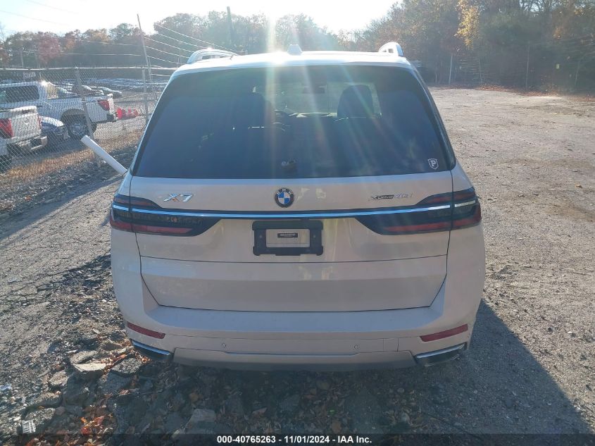 2023 BMW X7 xDrive40I VIN: 5UX23EM02P9N62414 Lot: 40765263