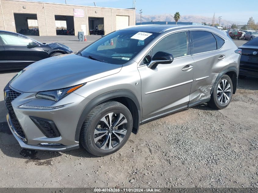 VIN JTJBARBZ6J2157752 2018 Lexus NX 300, F Sport no.2