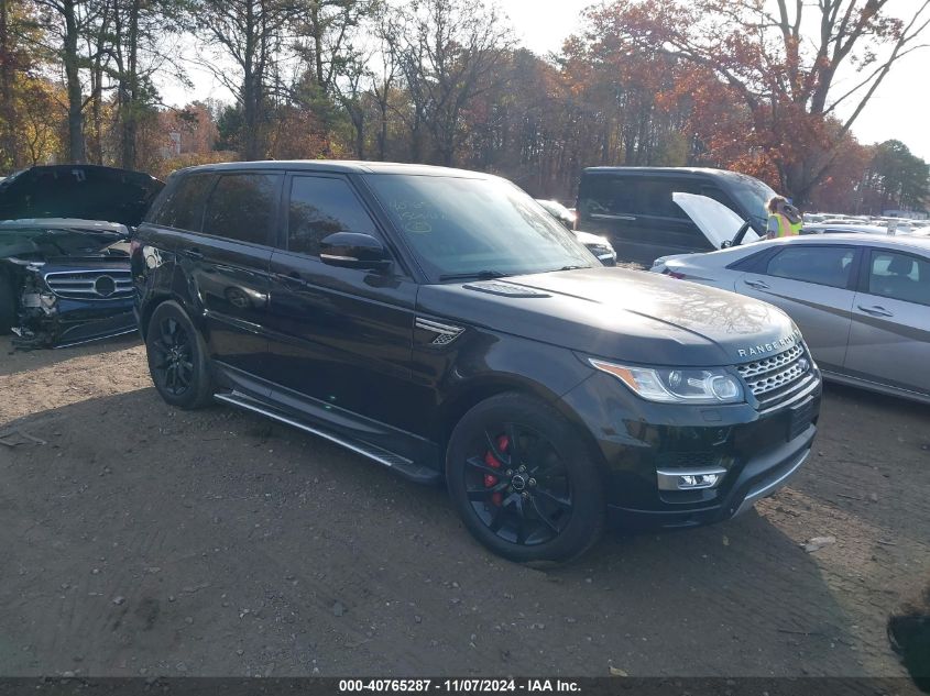 2015 Land Rover Range Rover Sport 5.0L V8 Supercharged VIN: SALWR2TFXFA540107 Lot: 40765287