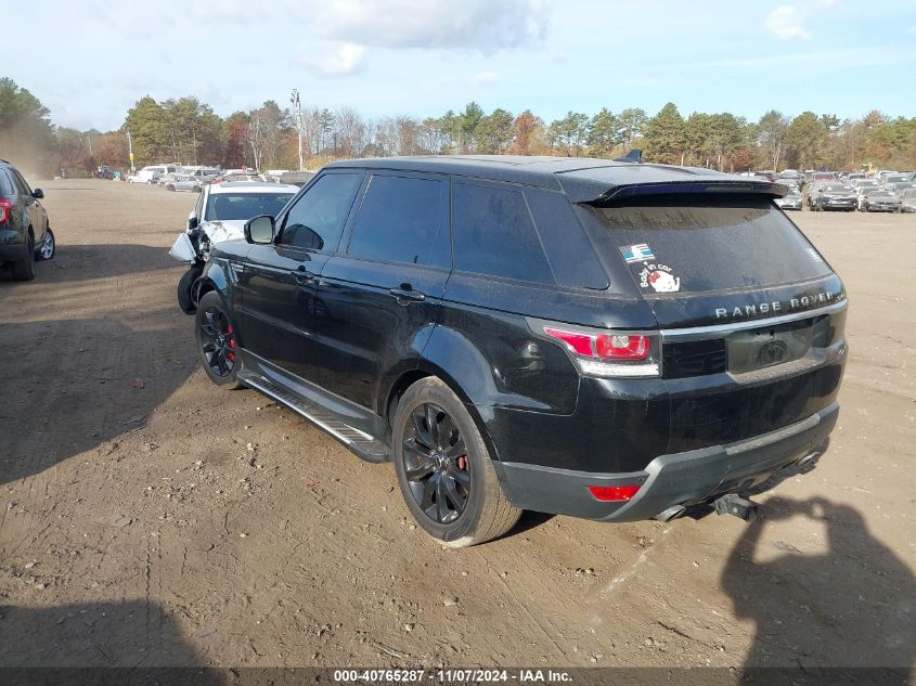 2015 Land Rover Range Rover Sport 5.0L V8 Supercharged VIN: SALWR2TFXFA540107 Lot: 40765287