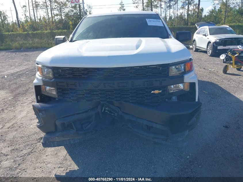 2021 Chevrolet Silverado 1500 2Wd Standard Bed Wt VIN: 1GCRWAEH6MZ170939 Lot: 40765290