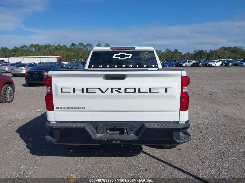 2021 Chevrolet Silverado 1500 2Wd Standard Bed Wt VIN: 1GCRWAEH6MZ170939 Lot: 40765290