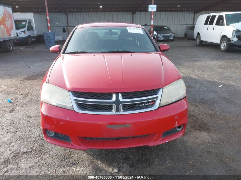 VIN 1C3CDZCB4DN662566 2013 Dodge Avenger, Sxt no.12