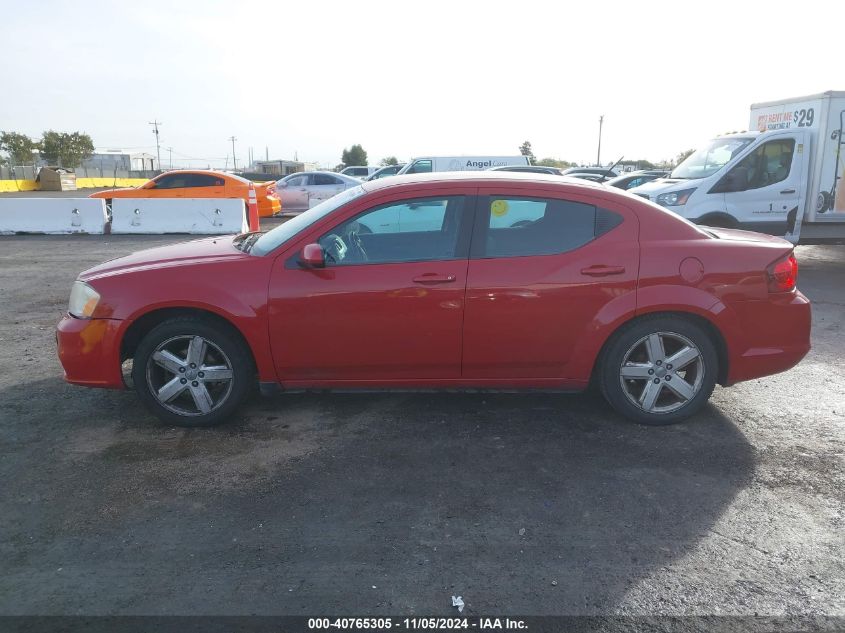 VIN 1C3CDZCB4DN662566 2013 Dodge Avenger, Sxt no.14