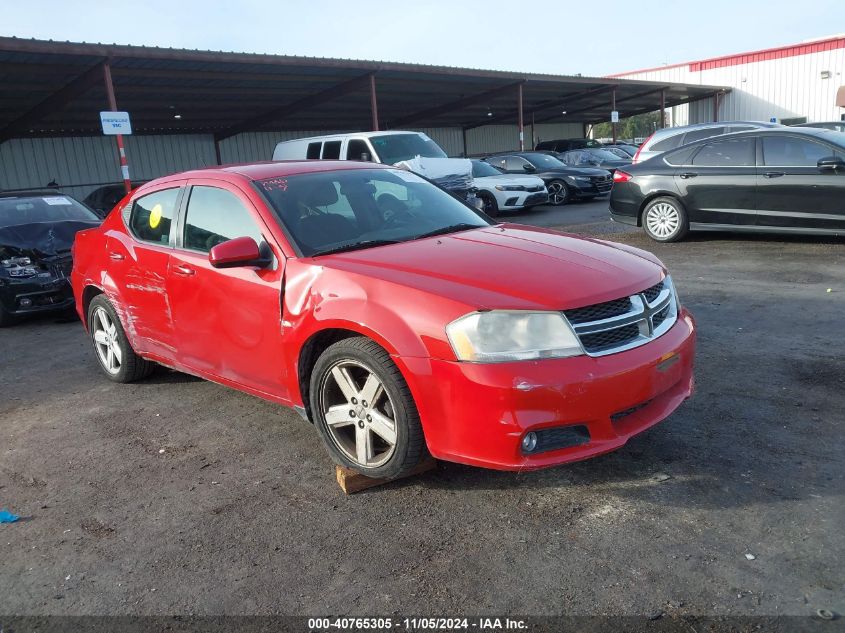 VIN 1C3CDZCB4DN662566 2013 Dodge Avenger, Sxt no.1