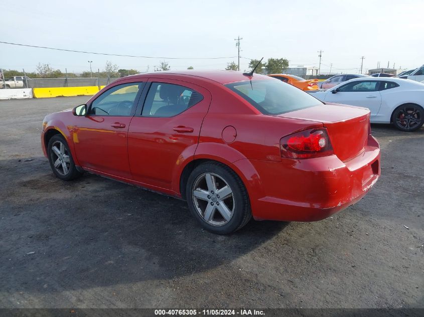 VIN 1C3CDZCB4DN662566 2013 Dodge Avenger, Sxt no.3