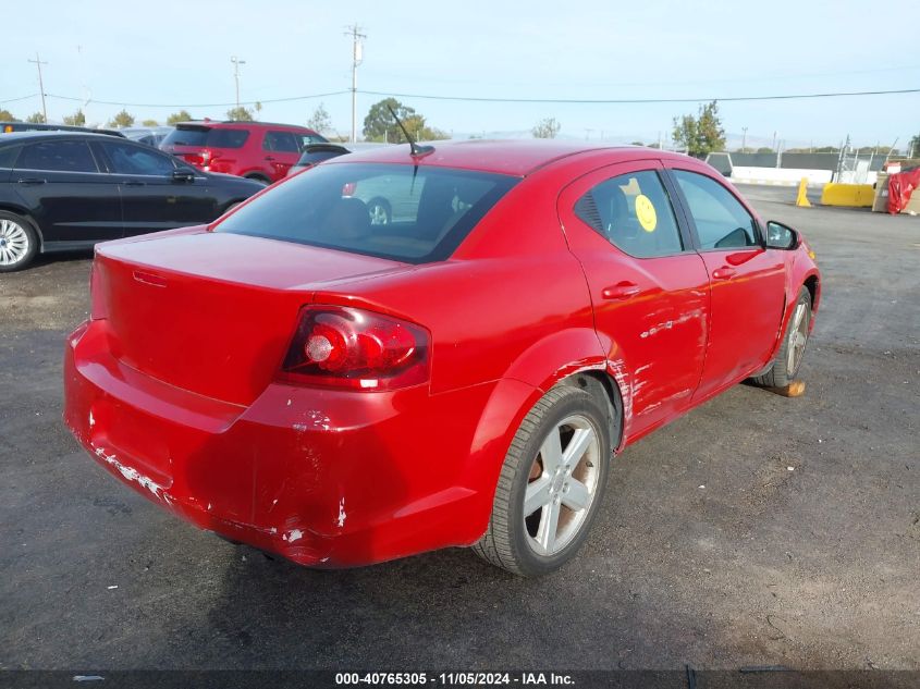 VIN 1C3CDZCB4DN662566 2013 Dodge Avenger, Sxt no.4