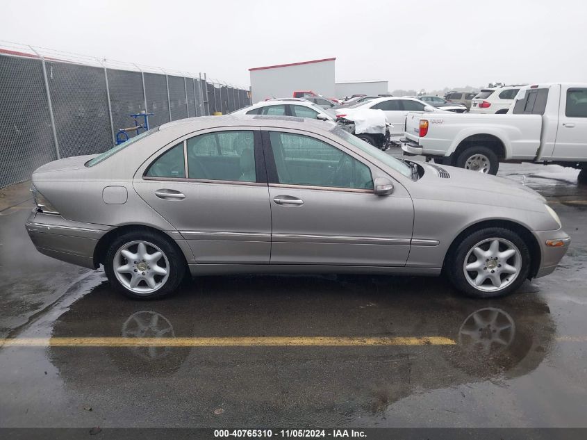 2004 Mercedes-Benz C 240 VIN: WDBRF61J24F526485 Lot: 40765310