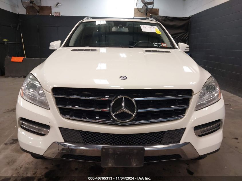 2013 Mercedes-Benz Ml 350 4Matic VIN: 4JGDA5HB9DA176476 Lot: 40765313