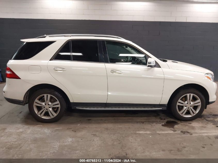 2013 Mercedes-Benz Ml 350 4Matic VIN: 4JGDA5HB9DA176476 Lot: 40765313