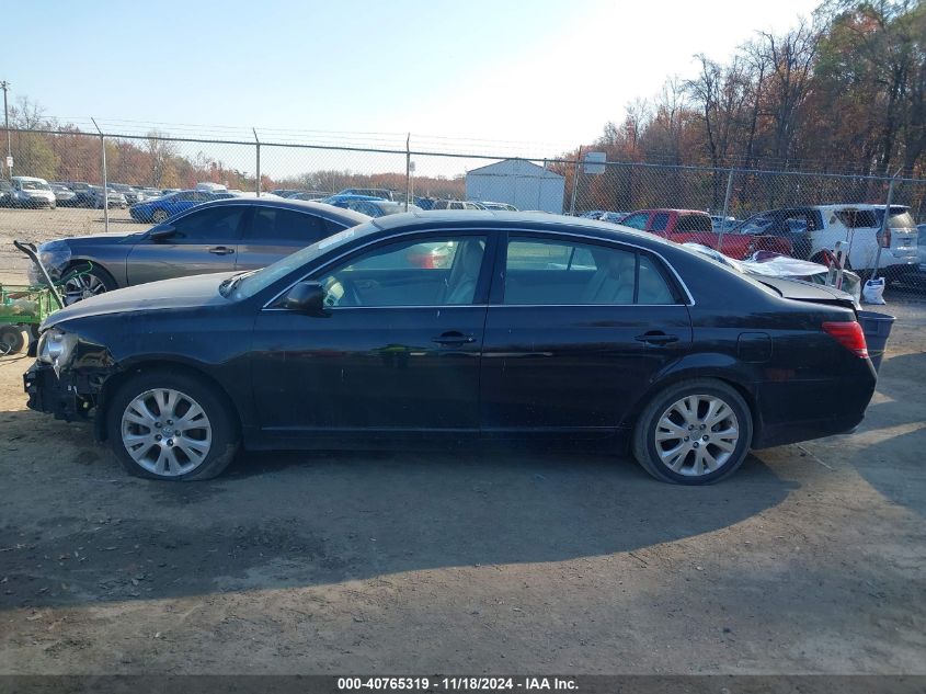 2008 Toyota Avalon Xls VIN: 4T1BK36B78U309526 Lot: 40765319