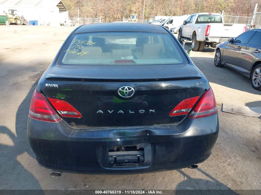 2008 Toyota Avalon Xls VIN: 4T1BK36B78U309526 Lot: 40765319