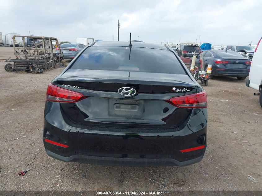 2021 Hyundai Accent Se VIN: 3KPC24A66ME138687 Lot: 40765354