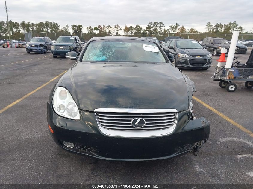 2002 Lexus Sc 430 VIN: JTHFN48Y120017775 Lot: 40765371