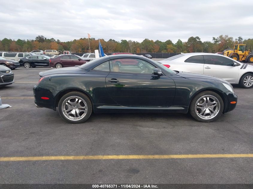 2002 Lexus Sc 430 VIN: JTHFN48Y120017775 Lot: 40765371