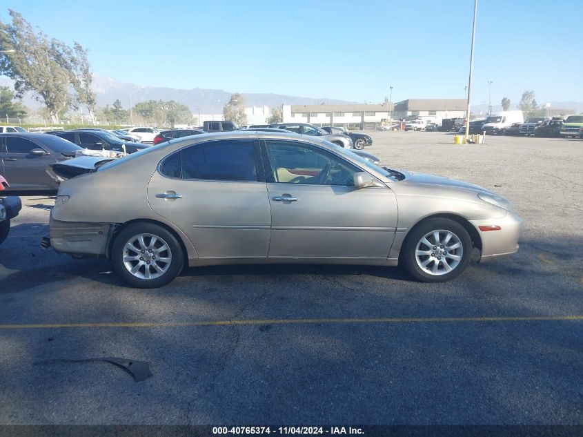 2003 Lexus Es 300 VIN: JTHBF30G030110667 Lot: 40765374