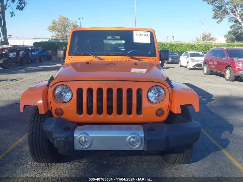 2012 Jeep Wrangler Unlimited Sahara VIN: 1C4BJWEG1CL161099 Lot: 40765384