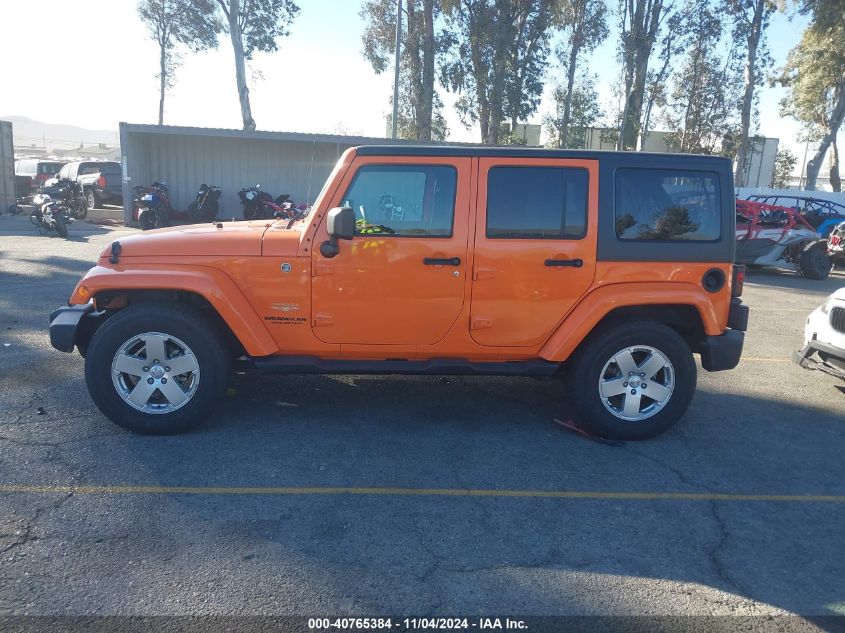 2012 Jeep Wrangler Unlimited Sahara VIN: 1C4BJWEG1CL161099 Lot: 40765384