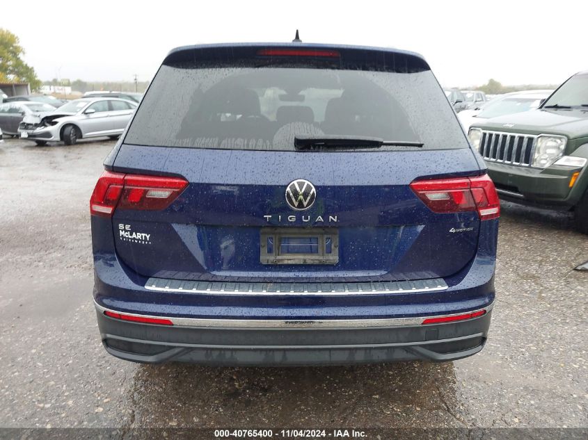 2022 Volkswagen Tiguan 2.0T Se VIN: 3VV2B7AX9NM135393 Lot: 40765400