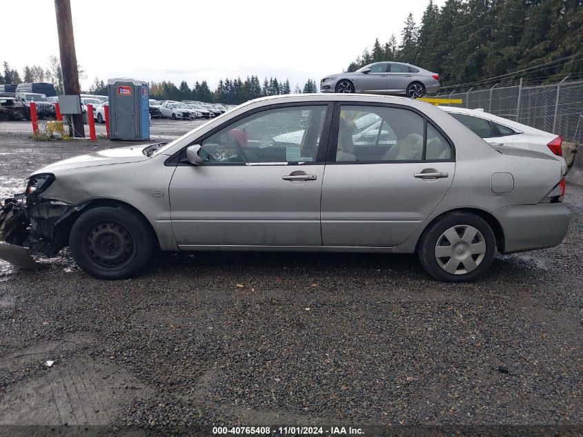 2004 Mitsubishi Lancer Es VIN: JA3AJ26E54U008981 Lot: 40765408