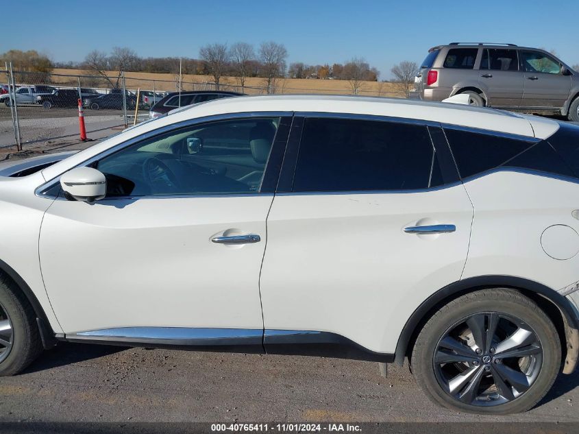 2019 Nissan Murano Platinum/S/Sl/Sv VIN: 5N1AZ2MS4KN150342 Lot: 40765411