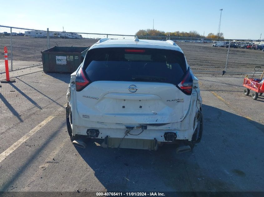 2019 Nissan Murano Platinum/S/Sl/Sv VIN: 5N1AZ2MS4KN150342 Lot: 40765411