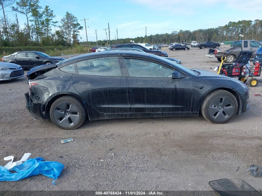 2023 Tesla Model 3 Rear-Wheel Drive VIN: 5YJ3E1EA3PF453949 Lot: 40765424