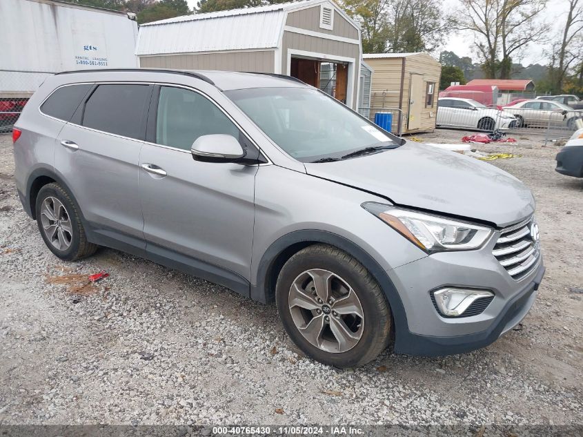 VIN KM8SNDHF2DU004278 2013 Hyundai Santa Fe, Gls no.1