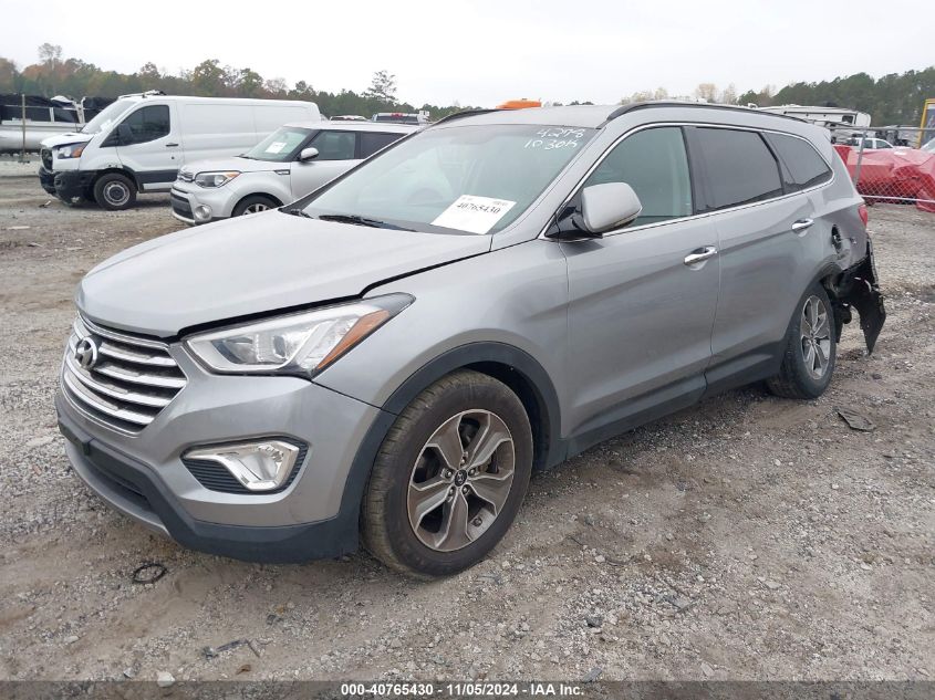 VIN KM8SNDHF2DU004278 2013 Hyundai Santa Fe, Gls no.2