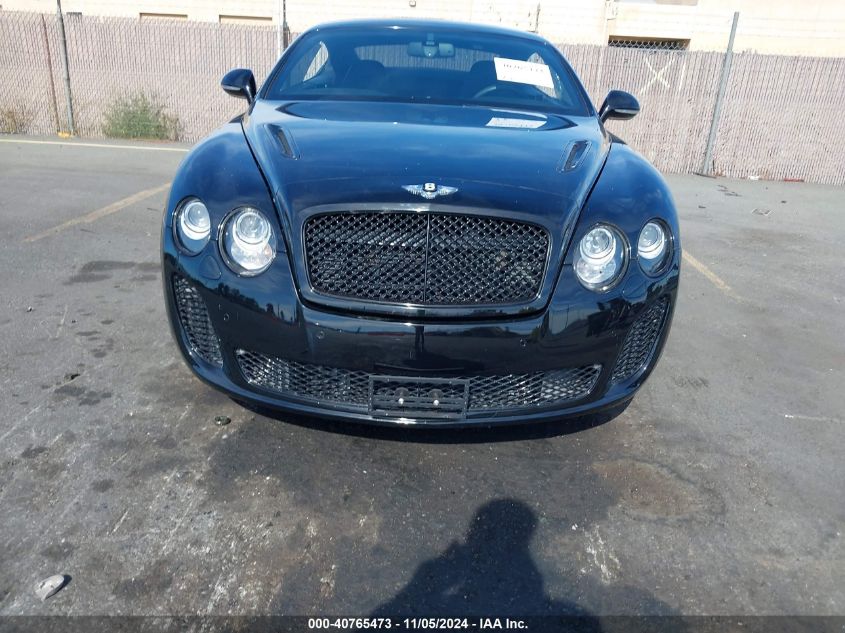 2010 Bentley Continental Supersports VIN: SCBCU8ZAXAC063721 Lot: 40765473