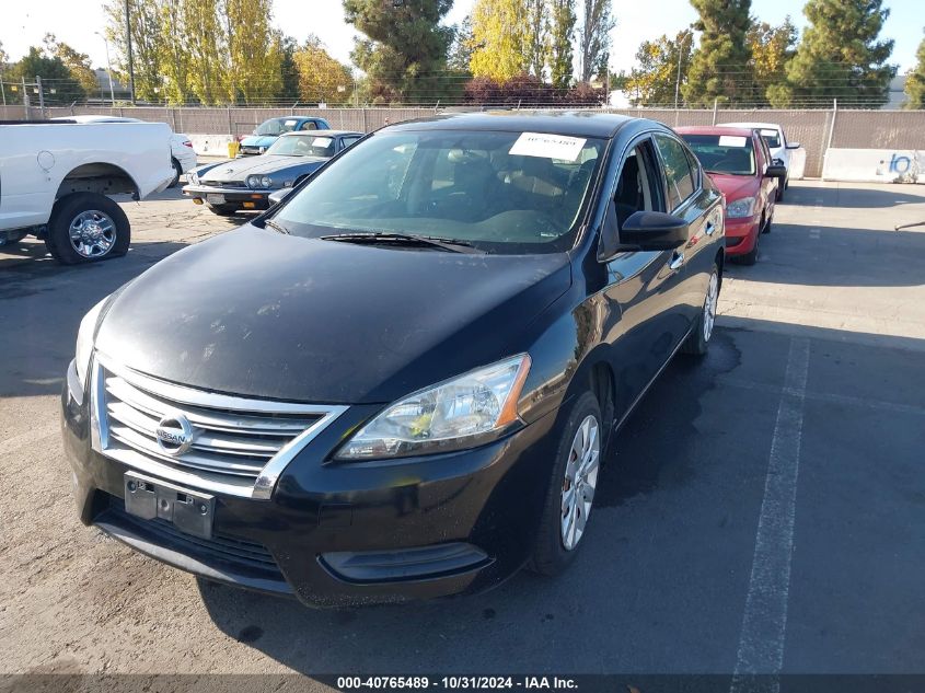 2014 Nissan Sentra S VIN: 3N1AB7AP2EL681388 Lot: 40765489