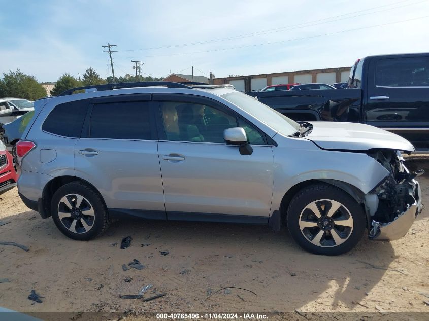 2017 Subaru Forester 2.5I Limited VIN: JF2SJAJC8HH452927 Lot: 40765496