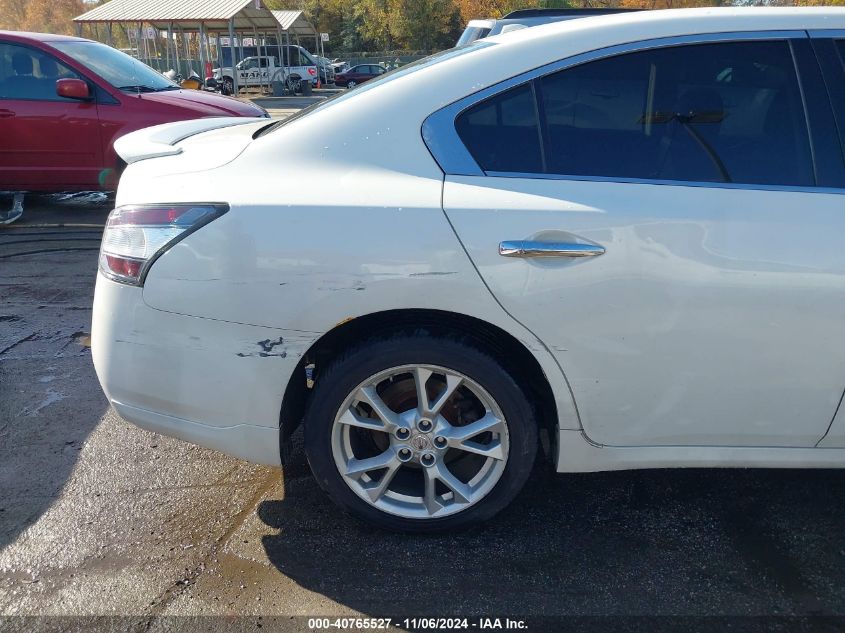 2012 Nissan Maxima 3.5 Sv VIN: 1N4AA5AP7CC809918 Lot: 40765527