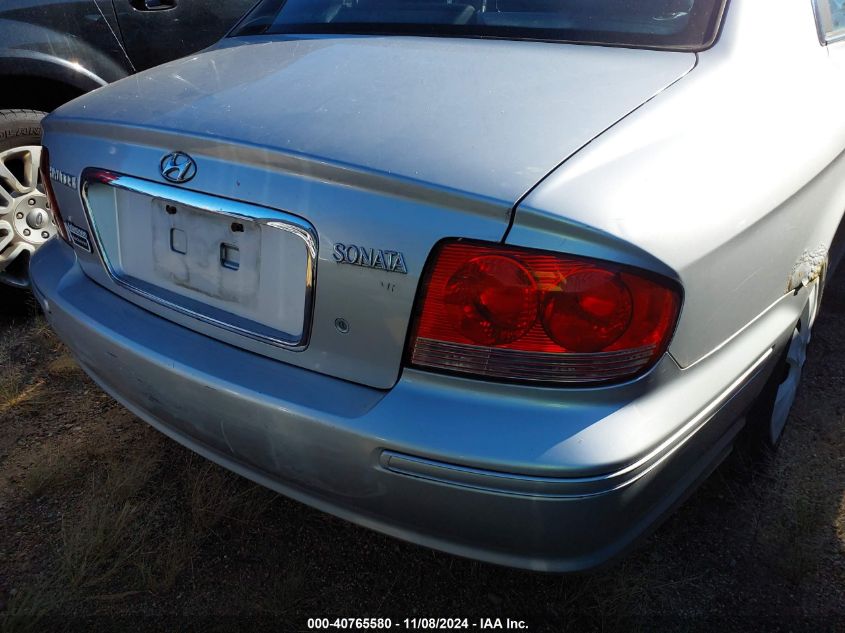 2004 Hyundai Sonata Base W/2.7L V6 (A4) VIN: KMHWF25H44A005488 Lot: 40765580