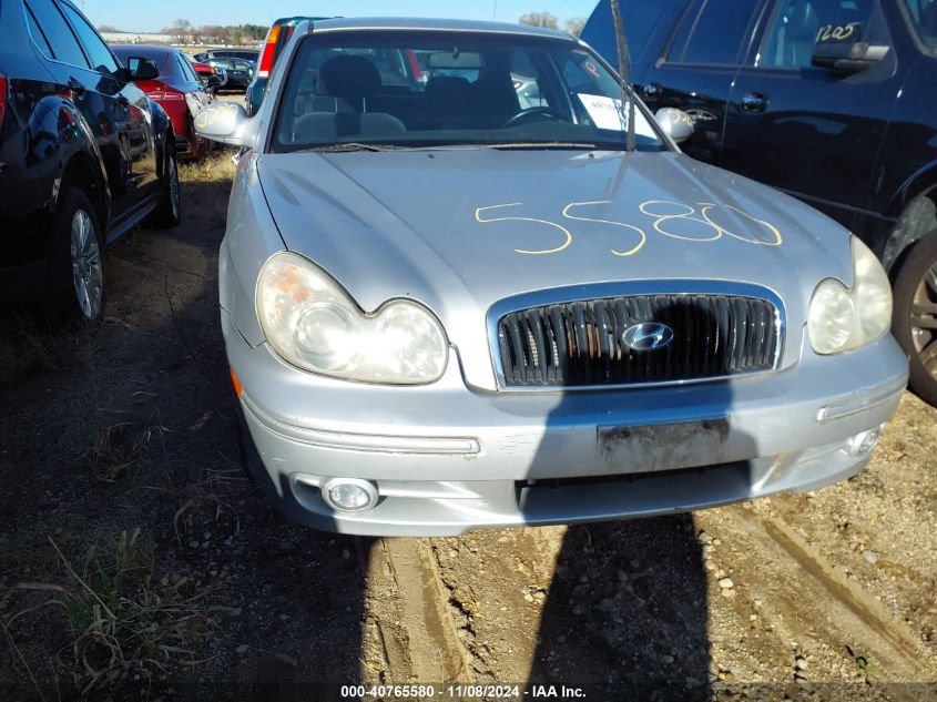 2004 Hyundai Sonata Base W/2.7L V6 (A4) VIN: KMHWF25H44A005488 Lot: 40765580