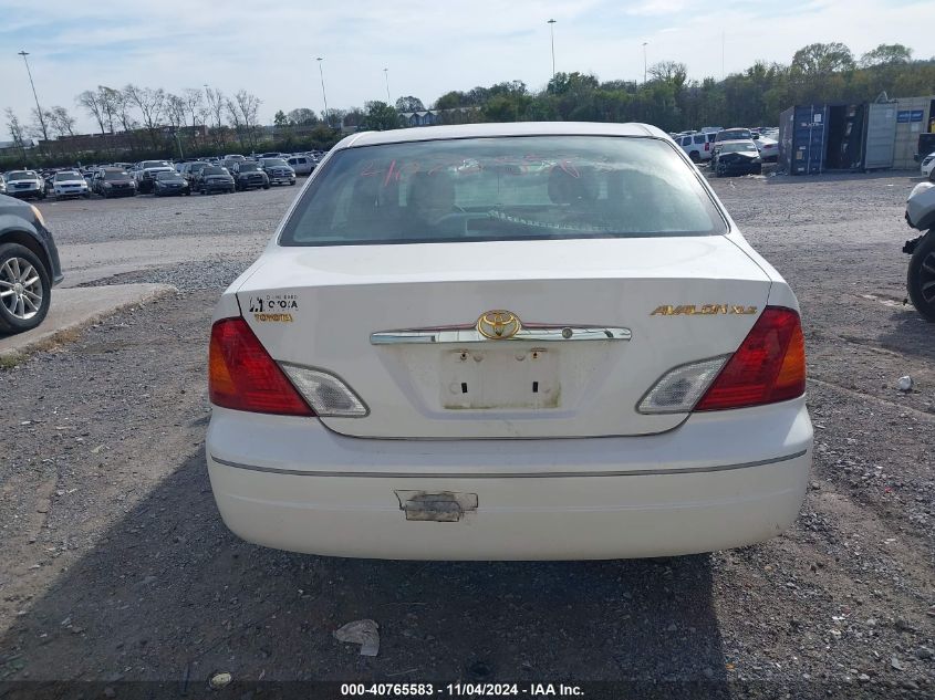 2001 Toyota Avalon Xls VIN: 4T1BF28BX1U160823 Lot: 40765583